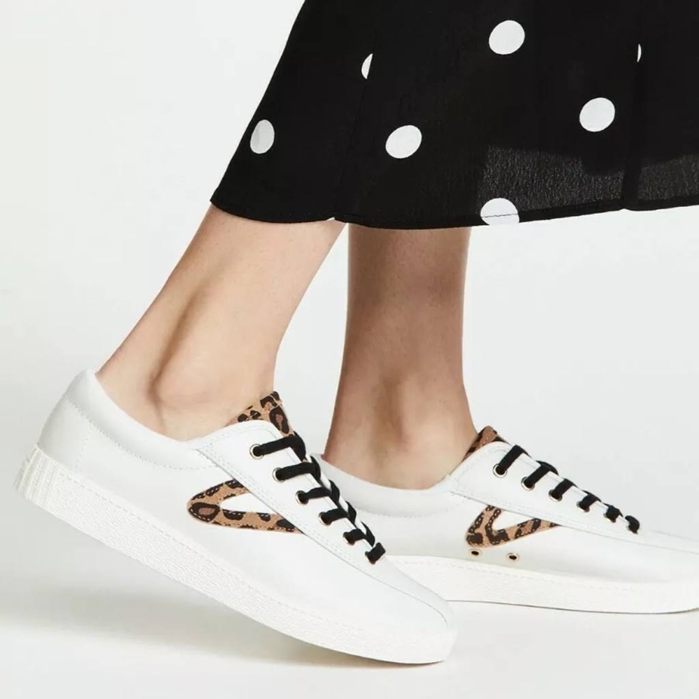 🤎 Tretorn 🤎 Sneakers with Cheetah Print